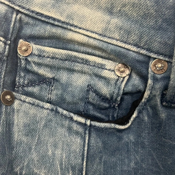 True Religion Halle Moto Jean's in Rebel Bleached - Picture 10 of 11